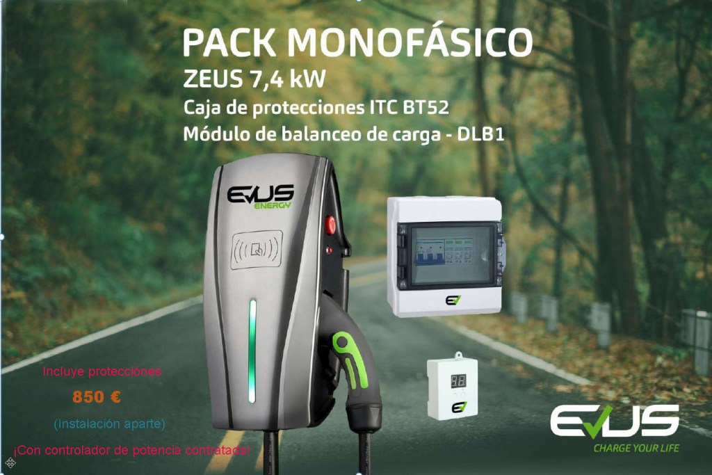 OFERTA CARGADOR MONOFASICO 7,4 Kw/32A